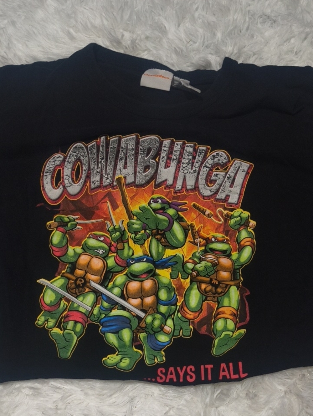 Nickelodeon Ninja Turtle Crop Top Large